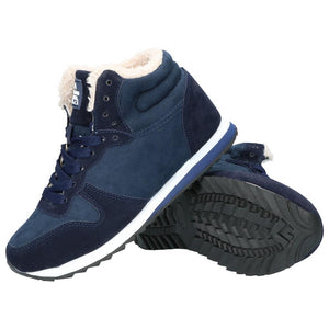 Breaking Rocks Gevoerde Unisex Sneakers - Blau